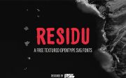 Residu - SVG Font