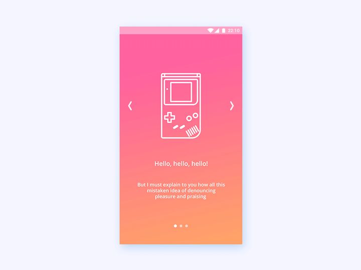Gradient Onboarding UI