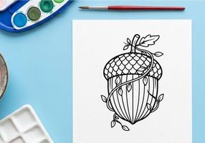 Cute cartoon ladybug illustration. Playful insect design for childrens decor and educational materials