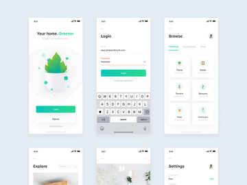 Plant UI Kit preview picture