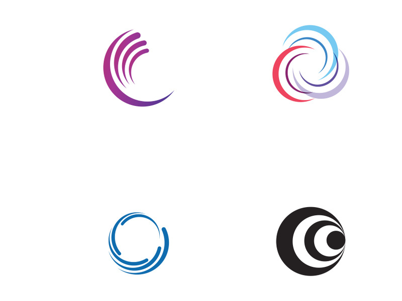 Colorful circle abstract logo