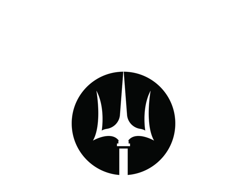 Trident Logo Template vector icon illustration design
