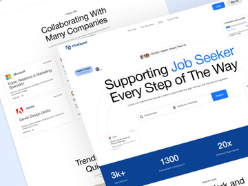 HireQuest Landing Page - Job Seeker Platform preview picture