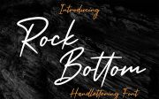 Rock Bottom Handwritten Font