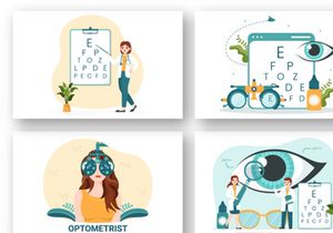 12 Optometrist Illustration