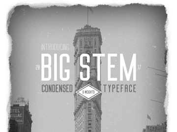 Big Stem - Free Typeface | Font preview picture