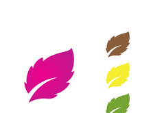 green Tree leaf  logo ecology nature element
