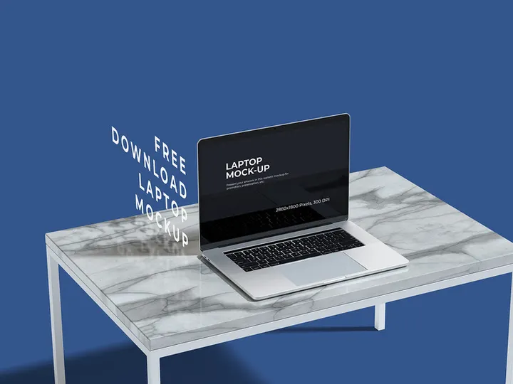 Free Download Laptop Mockup