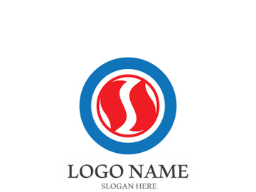 S letter creative icon logo design elegant vector illustration preview picture