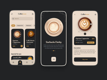 Coffee Shop App Concept Design
