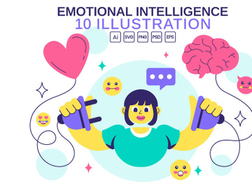 10 Emotional Intelligence Illustration preview picture