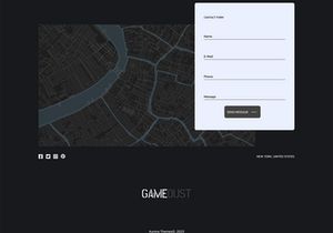 Gamedust - Web Theme for Figma