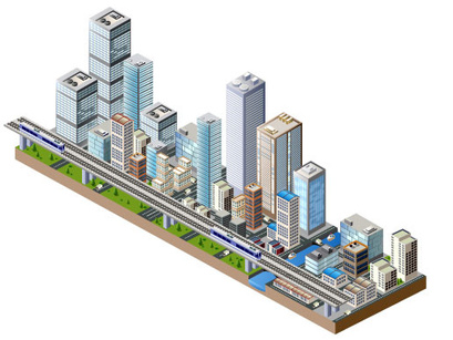 Big City vector city buildings