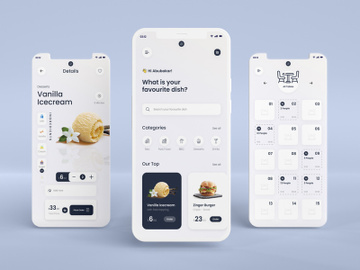 Dine App UI Design preview picture