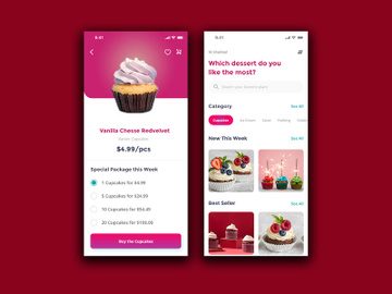 Cake-Mobile Apps UI-Kit preview picture