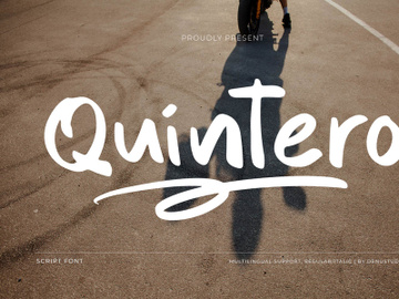 Quintero Script Font preview picture