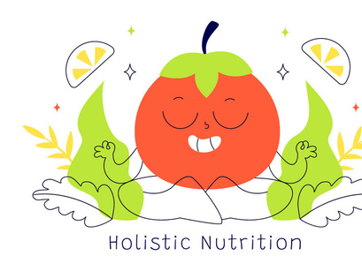 10 Holistic Nutrition Illustration