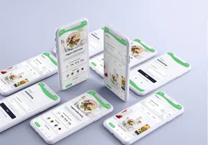 Diet app Plus Website UI Design