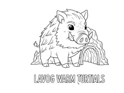 Cute piglet sitting warm cozy flat design vector illustration