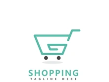 Cart shop logo icon design   Shopping cart illustration vector template