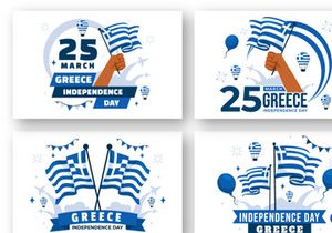 12 Greece Independence Day Illustration