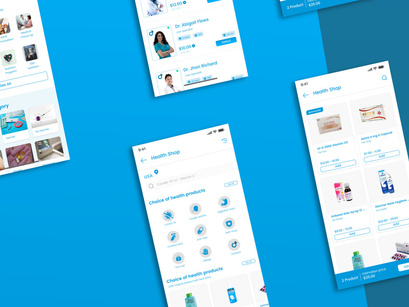 Ourdoct - Medical Health Mobile UI Kit