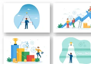 13 Challenge and Overcoming Obstacle Illustration
