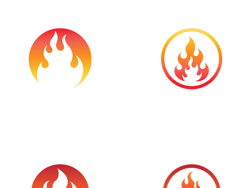 Fireball logo design with modern concept