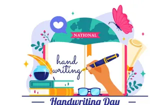 10 National Handwriting Day Illustration