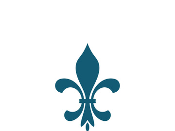 Fleur de lis vector icon preview picture