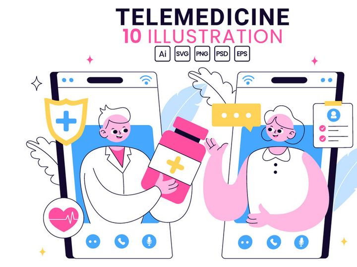 10 Telemedicine Illustration