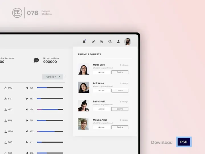 Pending Invitation | Daily UI challenge - 078/100