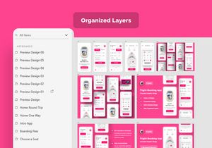 Flight Booking Ticket App Design