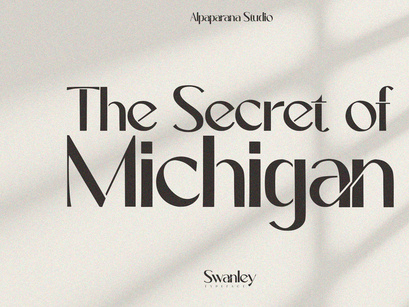 Swanley - Sans Serif Font