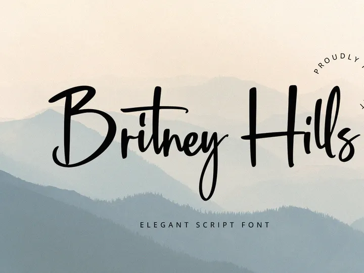 Britney Hills - Elegant Script Font