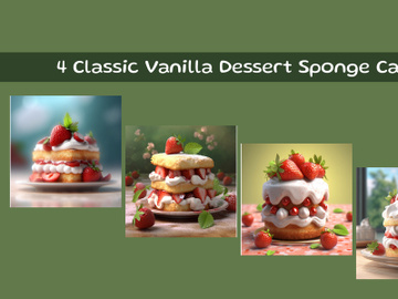 Classic Vanilla Dessert Sponge Cake preview picture