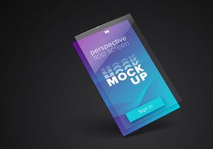 Perspective App Screen Mockup 01