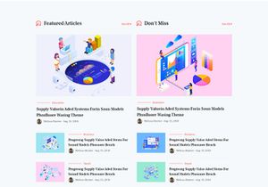 Gutenberg Blog PSD Template