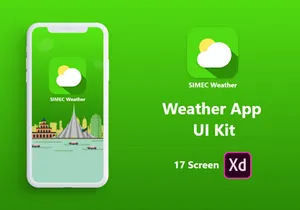 Weather App UI Design full project.