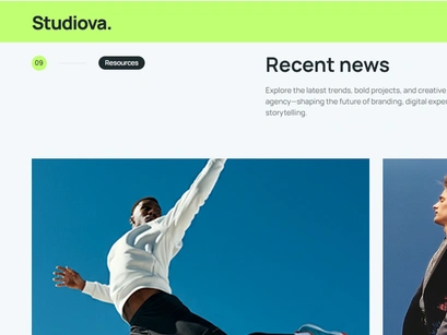Studiova Bootstrap Website Template
