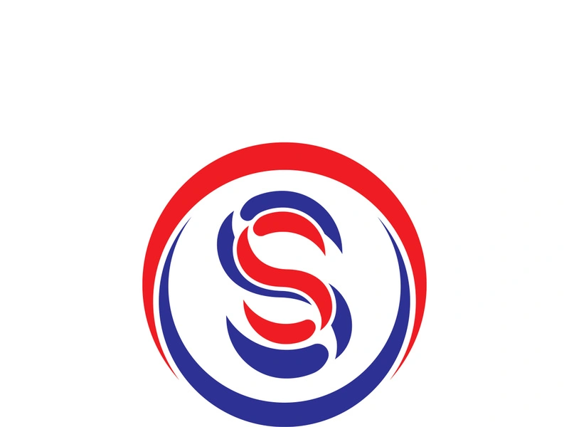 Business corporate S letter logo design vector