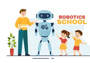 11 Robotics School Illustration