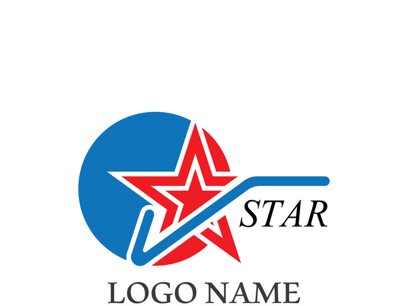 Star icon template vector illustration design