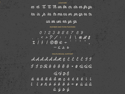 Dattge Hurty - Monoline Retro Script Font
