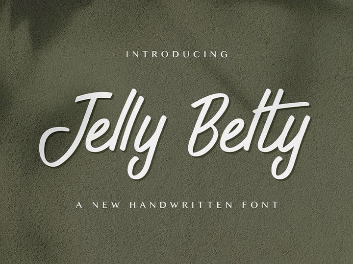 Jelly Belty! - Handwritten Font