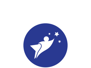 People star logo design to achieve a success or dream. preview picture