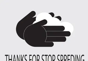 Covid-19 Prevention - Hand Wash Notice Vectors