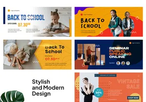 Creative Banner Design Template Vol. 5
