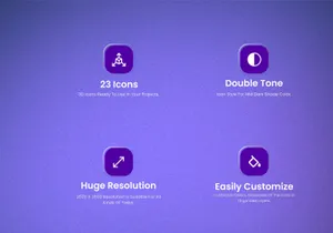 Random 3D icons