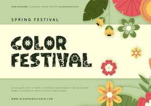 Pure Blossom - Decorative Display Font